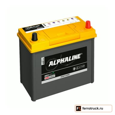 Аккумулятор ALPHALINE AGM AX 60B24L, 45 А·ч, 450 А