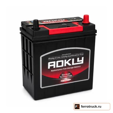Аккумулятор AOKLY 45B19L, 42 А·ч, 430 А, обратная полярность