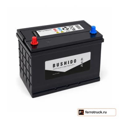Аккумулятор BUSHIDO SJ 115D31R, 100 А·ч, 850 А EN