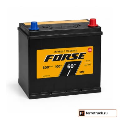 Аккумулятор FORSE 560351052 (6СТ-60VLR JIS), 60 А·ч, 600 А SAE