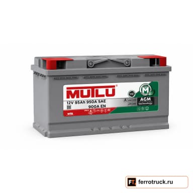 Аккумулятор MUTLU AGM L5 95, 95 А·ч, 900 А, 12 В