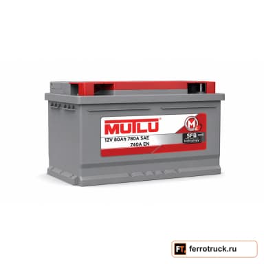 Аккумулятор MUTLU SFB Series 2 LB4 80 (58014), 80 А·ч, 740 А, 12 В