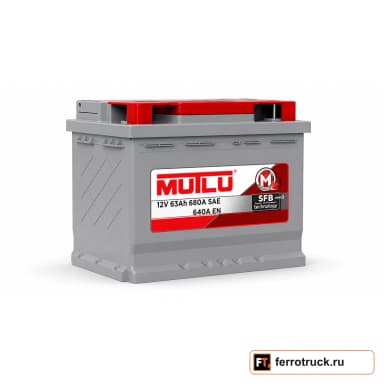 Аккумулятор MUTLU SFB Series 3 L2 63 (56319), 63 А·ч, 640 А, 12 В