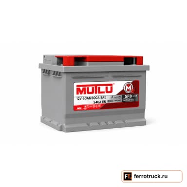 Аккумулятор MUTLU SFB Series 3 LB2 60 (56054), 60 А·ч, 540 А, 12 В