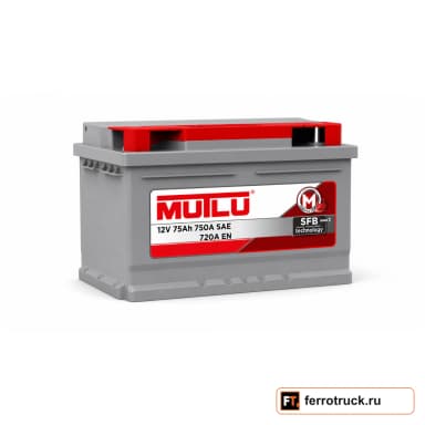 Аккумулятор MUTLU SFB Series 3 LB3 75 (57572), 75 А·ч, 720 А, 12 В