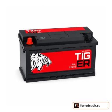Аккумулятор TIGER Red Energy L5100.1, 100 А·ч, 800 А EN