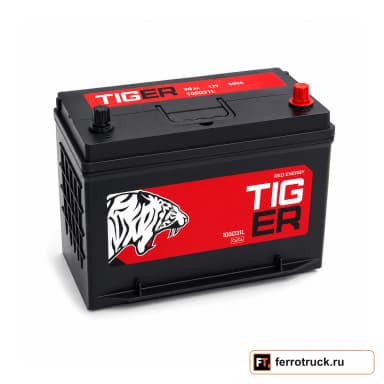Аккумулятор TIGER Red Energy 105D31L PS, 90 А·ч, 800 А EN