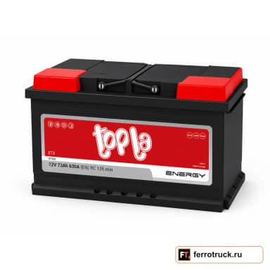 Аккумулятор TOPLA Energy E73 (57309 SMF), 73 А·ч, 630 А, 12 В