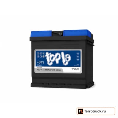 Аккумулятор TOPLA Top TT55H (55510 SMF), 55 А·ч, 560 А, 12 В