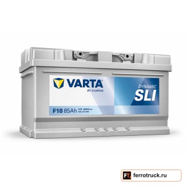 Аккумулятор VARTA Dynamic SLI F18 (585200080), 85 А·ч, 800 А, 12 В