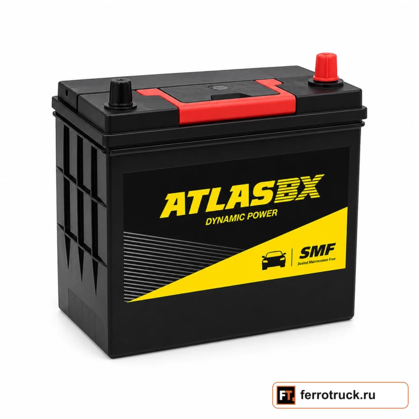 Аккумулятор ATLAS Dynamic Power SMF MF65B24L, 52 А·ч, 480 А, 12 В — фото 1
