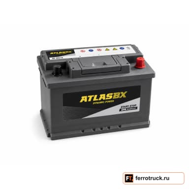 Аккумулятор ATLAS Start Stop EFB SE56510, 65 А·ч, 650 А, 12 В