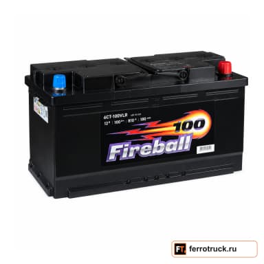 Аккумулятор FIRE BALL Базовый 6СТ-100VLR, 100 А·ч, 810 А, 12 В