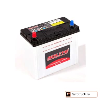 Аккумулятор SOLITE 65B24R, 50 А·ч, 470 А, прямая полярность