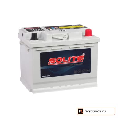 Аккумулятор SOLITE AGM60L, 60 А·ч, 640 А, обратная полярность
