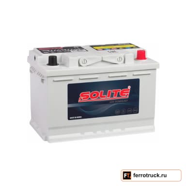 Аккумулятор SOLITE AGM70L, 70 А·ч, 760 А, обратная полярность