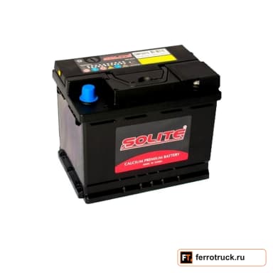 Аккумулятор SOLITE CMF56219, 62 А·ч, 600 А EN, обратная полярность