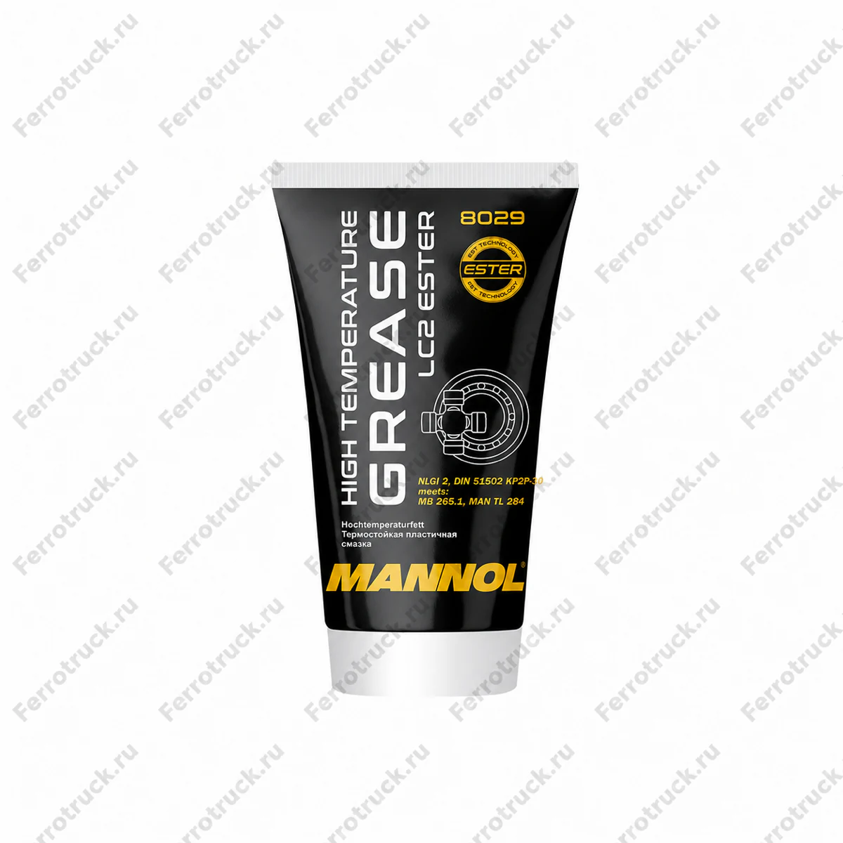 MANNOL 8100/8029 Смазка противозадирная термостойкая Mannol High Temperature Grease LC-2 100 г