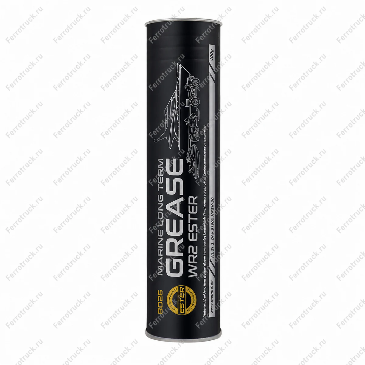 MANNOL 8101/8026 Многоцелевая пластичная смазка MARINE LONG TERM GREASE WR-2 400 г