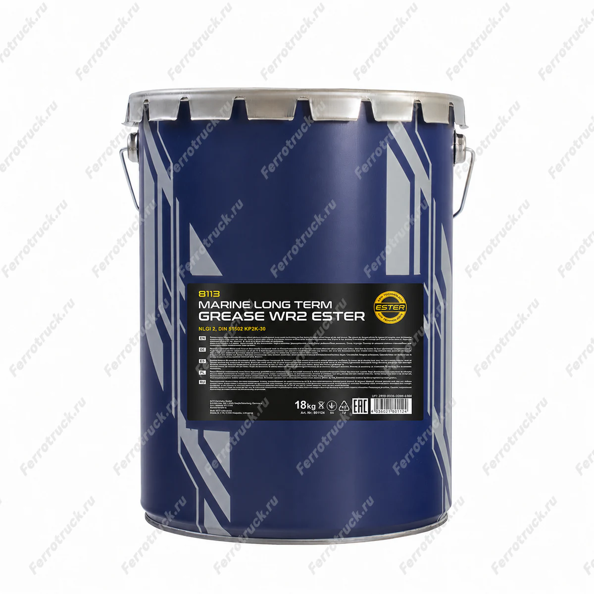 MANNOL 8113 WR-2 — Многоцелевая пластичная смазка, 18 кг